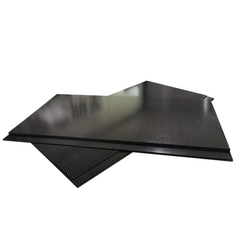 0.5-6MM 125X75 mm 3K plain Matte glossy  Carbon Plate Panel Sheets High Composite Hardness Material Anti-UV Carbon Fiber Board