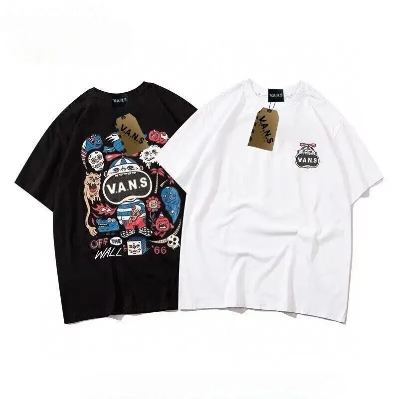 

Vance tide brand summer heavy cotton men's and women's round neck short sleeves