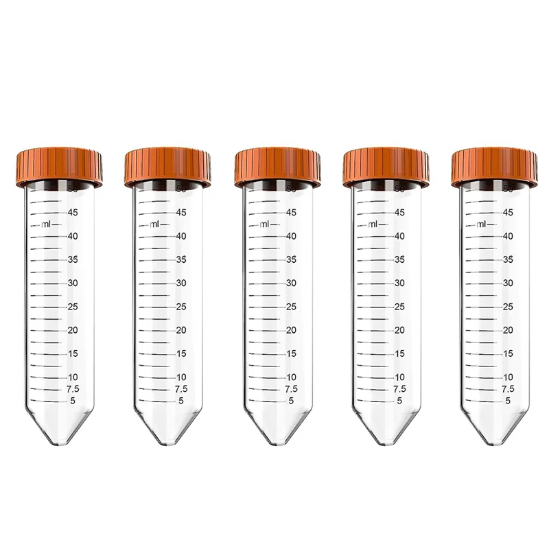 

Conical Centrifuge Tube - 50ML Centrifuge Tubes, 25 Pcs Sterile Tubes with Leak-Proof Screw Caps, Conical Tubes