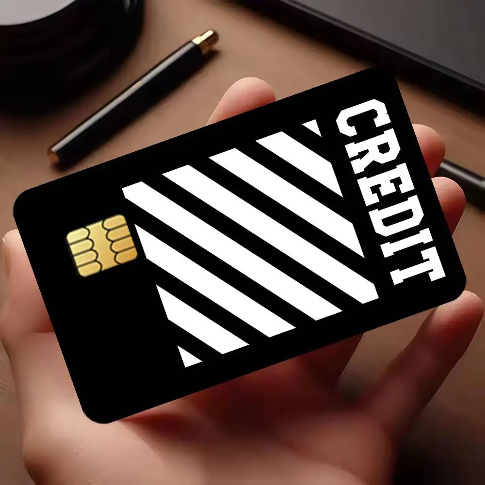 Off credit Credit Card Skin Stickers For Bank Card Bus Metro Cards Waterproof Anti-Scratch Gift 4PCS