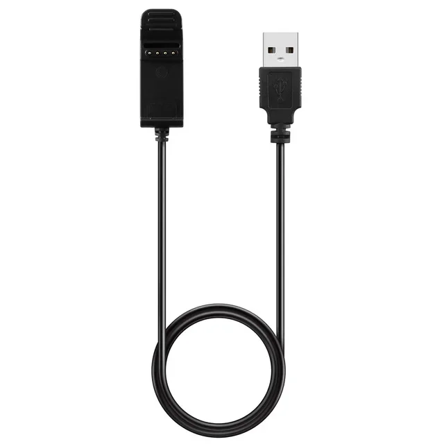 1M USB Charger Cable For Garmin Edge 25 20 Bicycle Meter Dock Cradle Power Data Transmission Cable Core Soft TPE