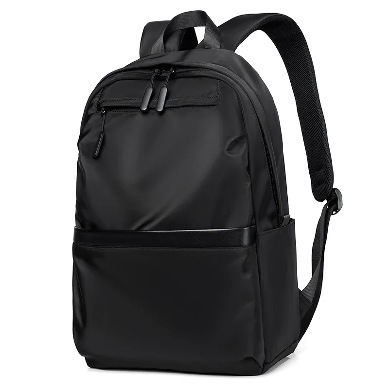 Men's casual business backpack, large capacity computer bag, waterproof fabric, suitable for daily commuting, school, travel