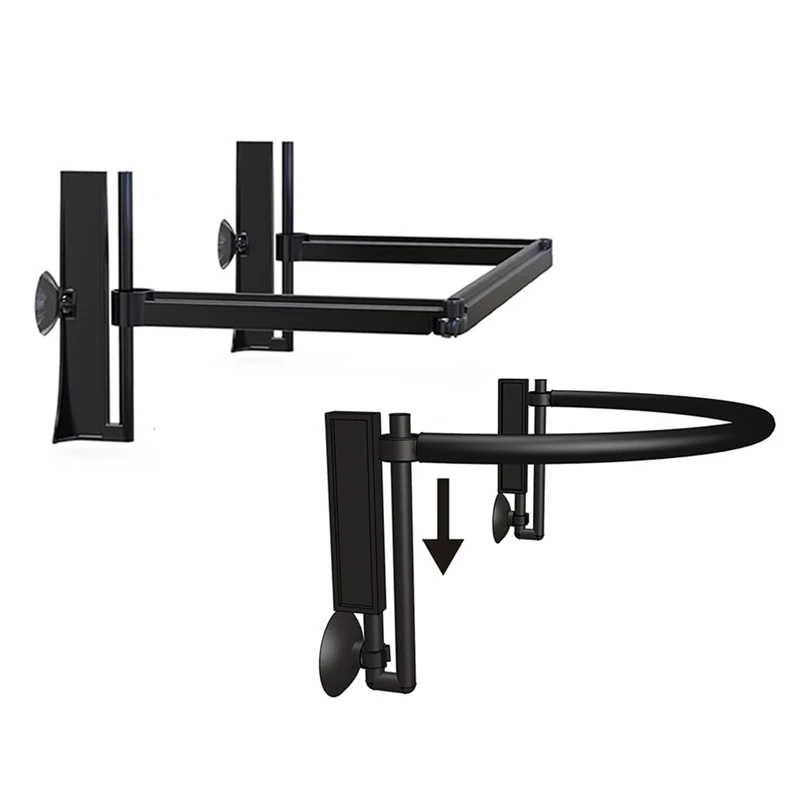 

A25F-Aquarium Floating Plant Corral, Intercepting Floating Plants From Filters And Heaters,Adjustable Height With Water Level