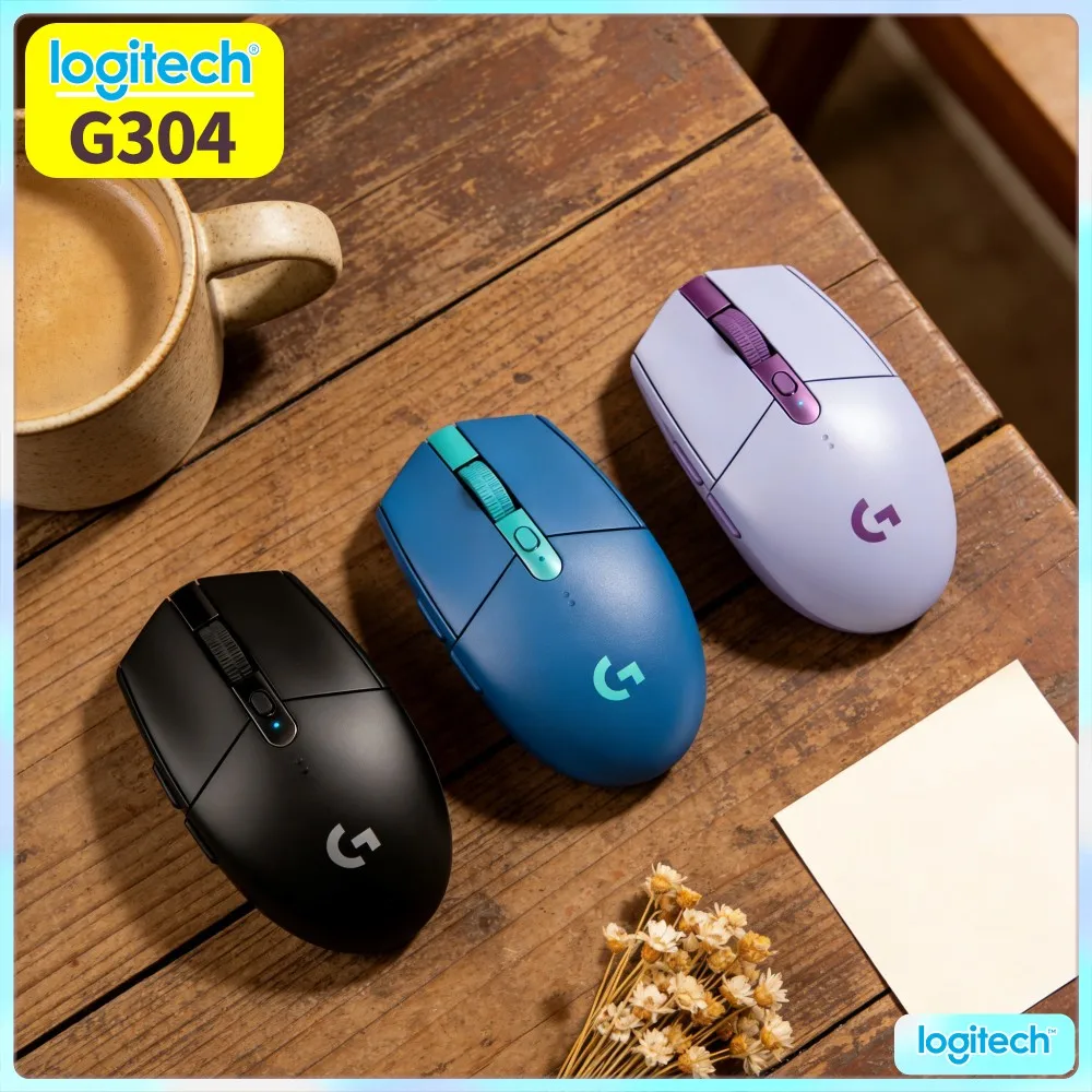 Logitech G304 LIGHTSPEED Wireless Gaming Mouse Ergonomic Hand‑Fit Structure Reduce Wrist Pressure During Long Usage
