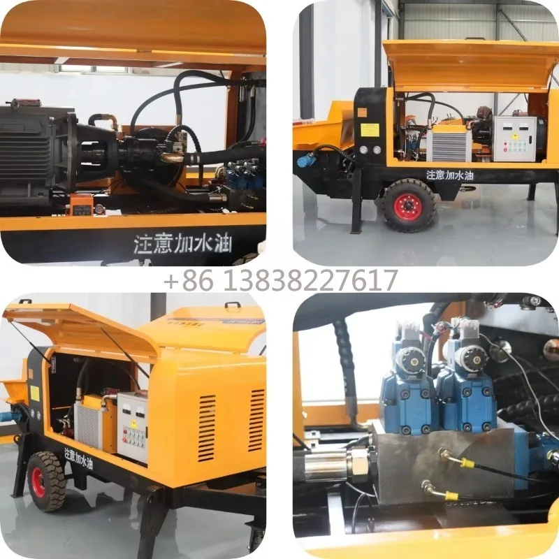 Long-lasting Performance Concrete Pump with Smooth Continuous Operation Easy Maintenance and Simple Operation
