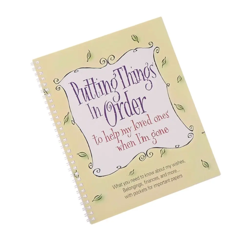 2 PCS Practical Planner Work Book Loves Gone Creative Notebook NEW Help End of Life Adult