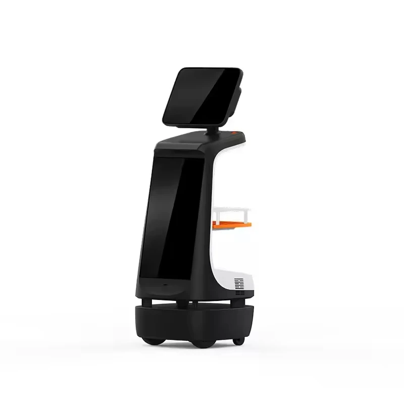 Intelligent Facial Recognition Reception Service Robot for Hotels with App-Controlled Auto Charge 18.5