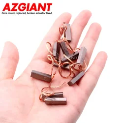 10Pcs Voor Valeo Generator Hoge Koperen Carbon Borstel Regulator Accessoires 4.5*6.5*20Mm Kabel 60Mm