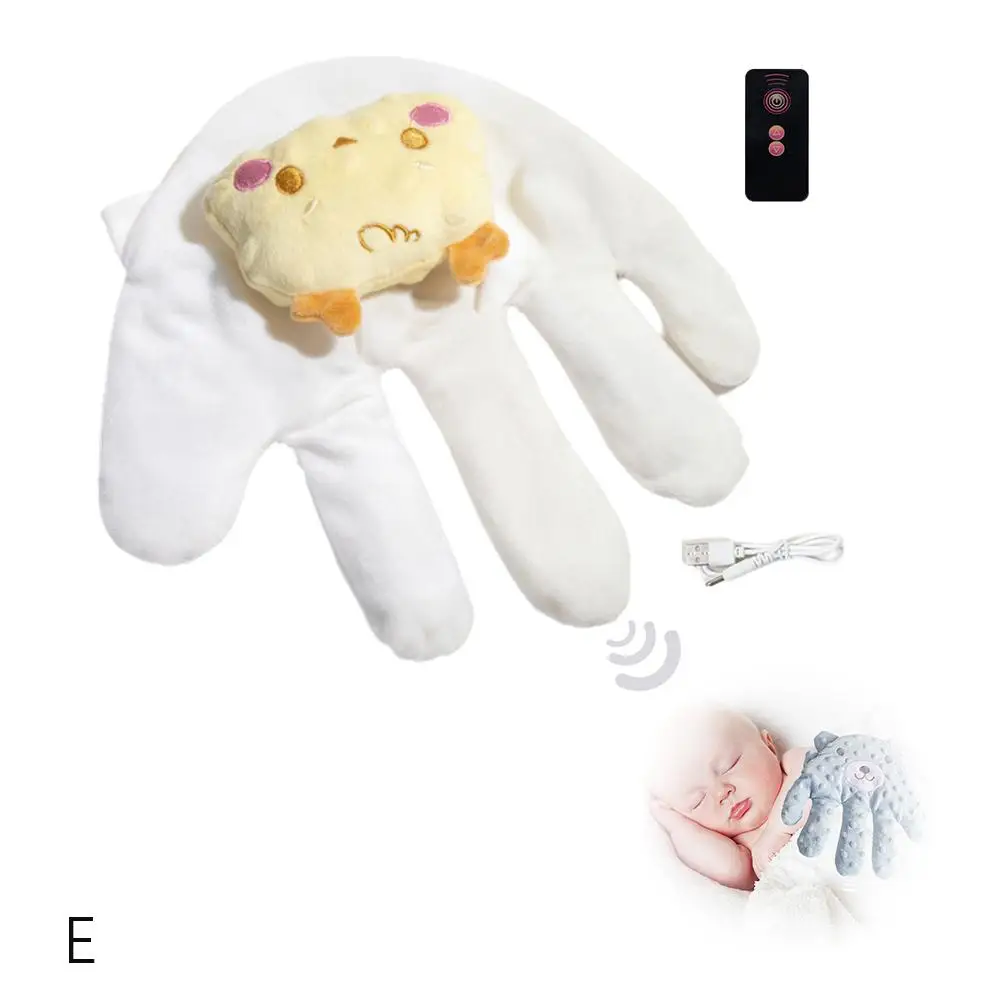 Pacifying Electric Clapping Baby Sleep Aid Hand Soothing Pressure Cushion Prevent Gentle Startles 24x26cm Calm U5k5