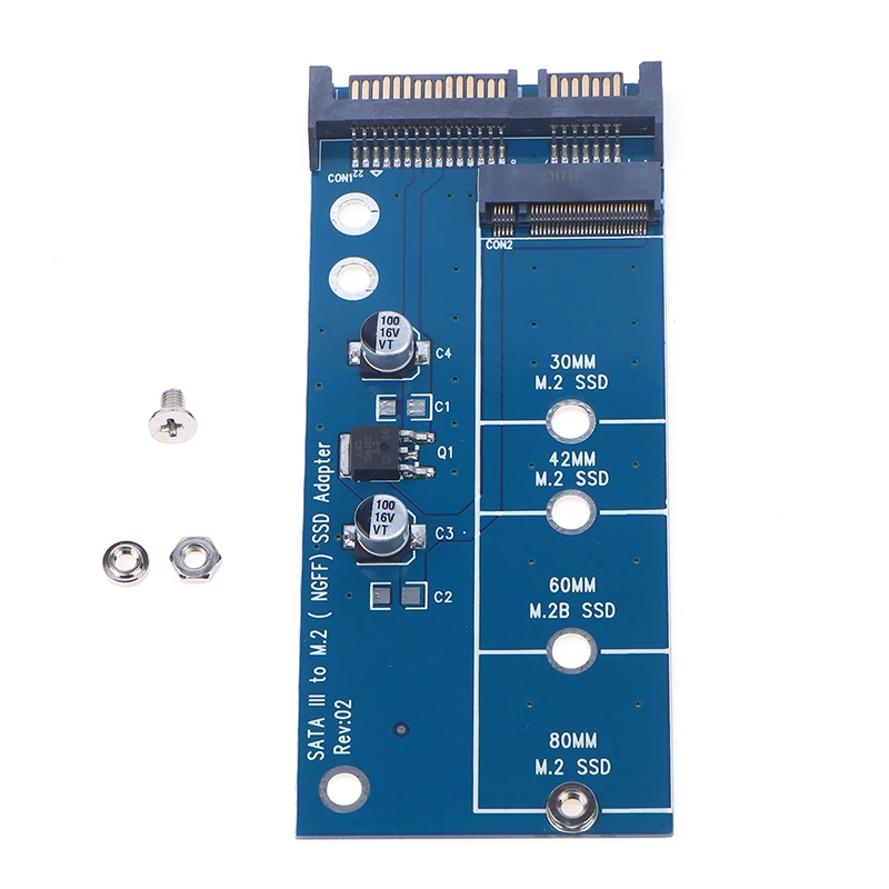 1Pc Add On Card NGFF M.2 Adapter M2 SATA3 Raiser M.2 To SATA Adapter SSD M2 To SATA Expansion Card B Key Suppor 30/42/60/80mm