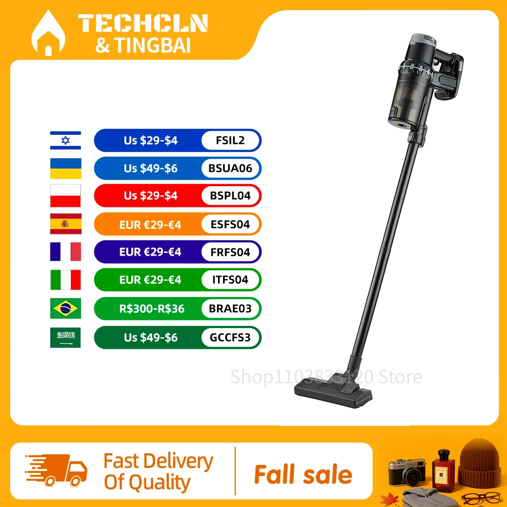 MD-1908 15000Pa High Power Vacuum Cleaner 400W Motor Powerful Suction Handheld Vertical Vaccum Cleaner for Home Appliance