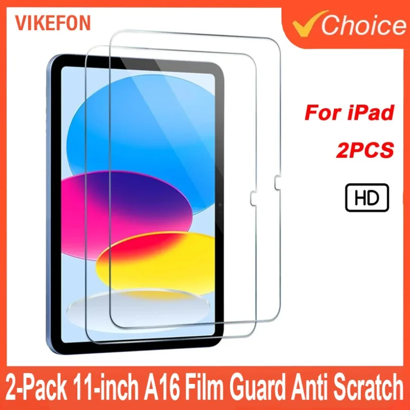 

For iPad 11th Tempered Glass For iPad 2025 11th Generation Screen Protector iPad 11-inch A16 Film Guard Anti Scratch HD 2-Pack
