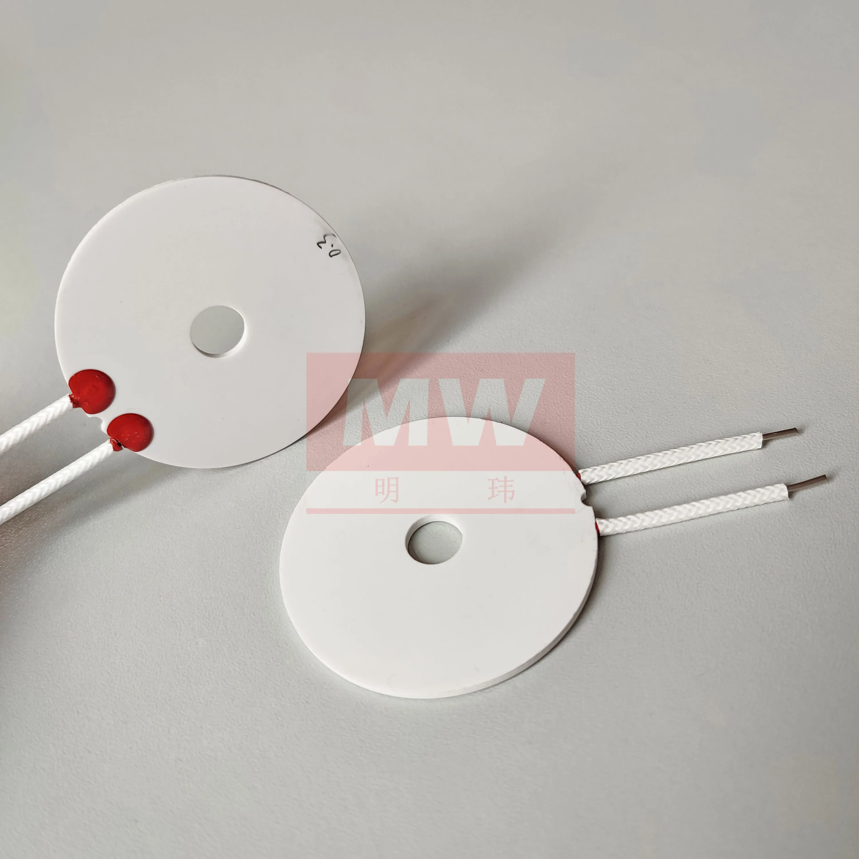 

MCH Disc Heaters Round Ring Heat Element OD 50mm Ceramic Heating Plate for Wax Warming
