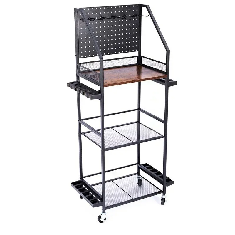 for-garage-fishing-rod-storage-rack-holds-12-rods-with-hole-plate-hook-mobile-fishing-cart-with-wheels