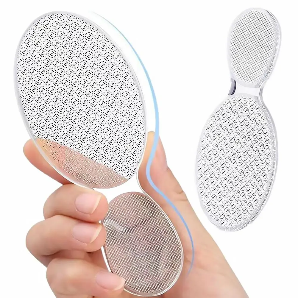 Nano Glass Exfoliate Foot Hard Dead Skin Pedicure Remover Scrubber Peeling Artifact Peeling Nano Foot Plate File Pedicure Tools