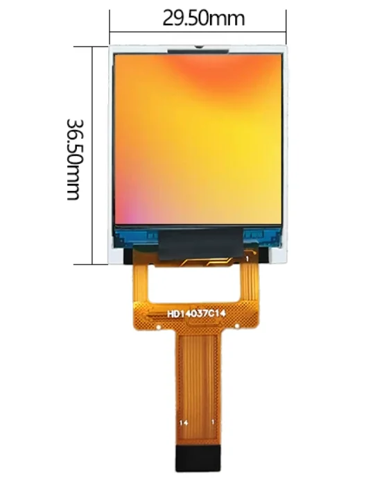 1.44-inch TFT Display with SPI Serial Interface, 128x128 Resolution, ST7735 Driver, 14-Pin Connector LCD Color Screen