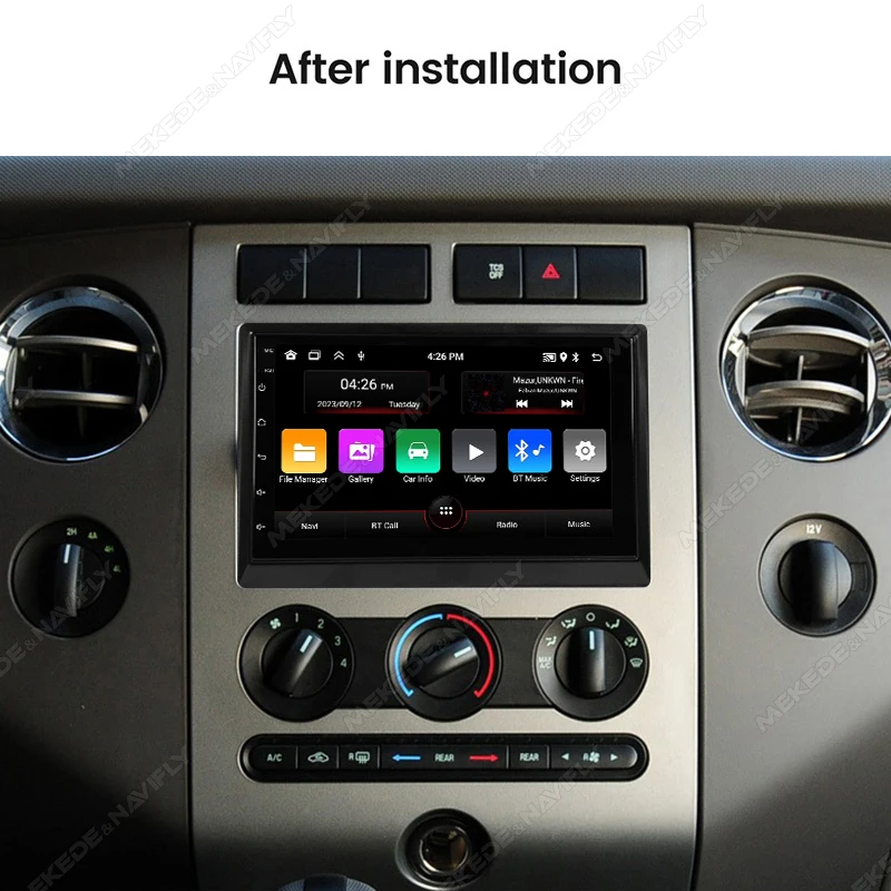 MEKEDE Wireless Carplay Android AUTO 2+64G car radio For Ford 500 F150 Explorer Edge Escape Sport Lincoln Expedition Mustang DSP