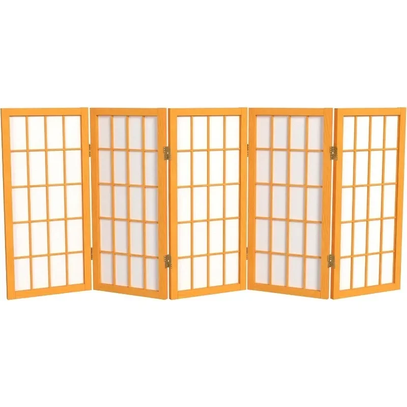 

2 ft. Short Desktop Window Pane Shoji Screen- 5 Panels