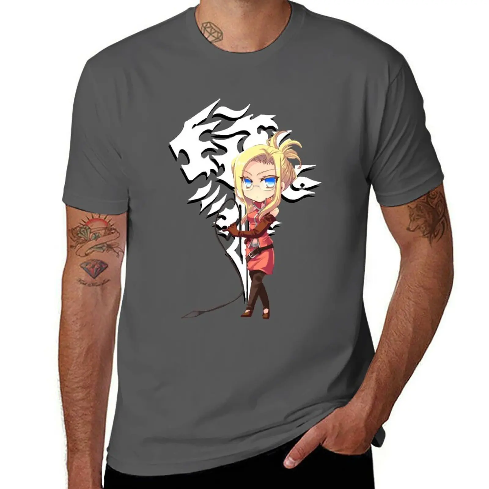 

Gift For Men Anime FF8 Quistis T-Shirt cotton t shirt man essential t shirt T-Shirt