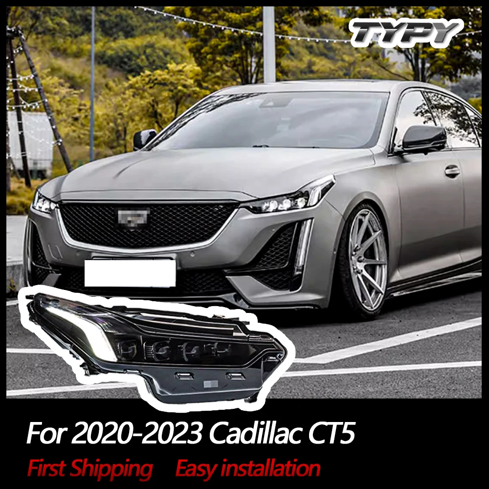 

Car Lights For Cadillac CT5 Headlight 2020-2023 LED Projetor head Lamp Daytime Running Light Automotive Accessories