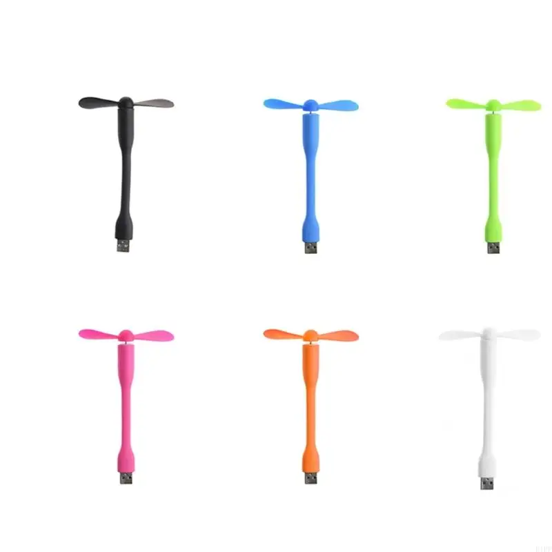 E1PF Высококачественное легкое мини -охлаждение USB -фанат Гибкий летний гаджет для таблеток