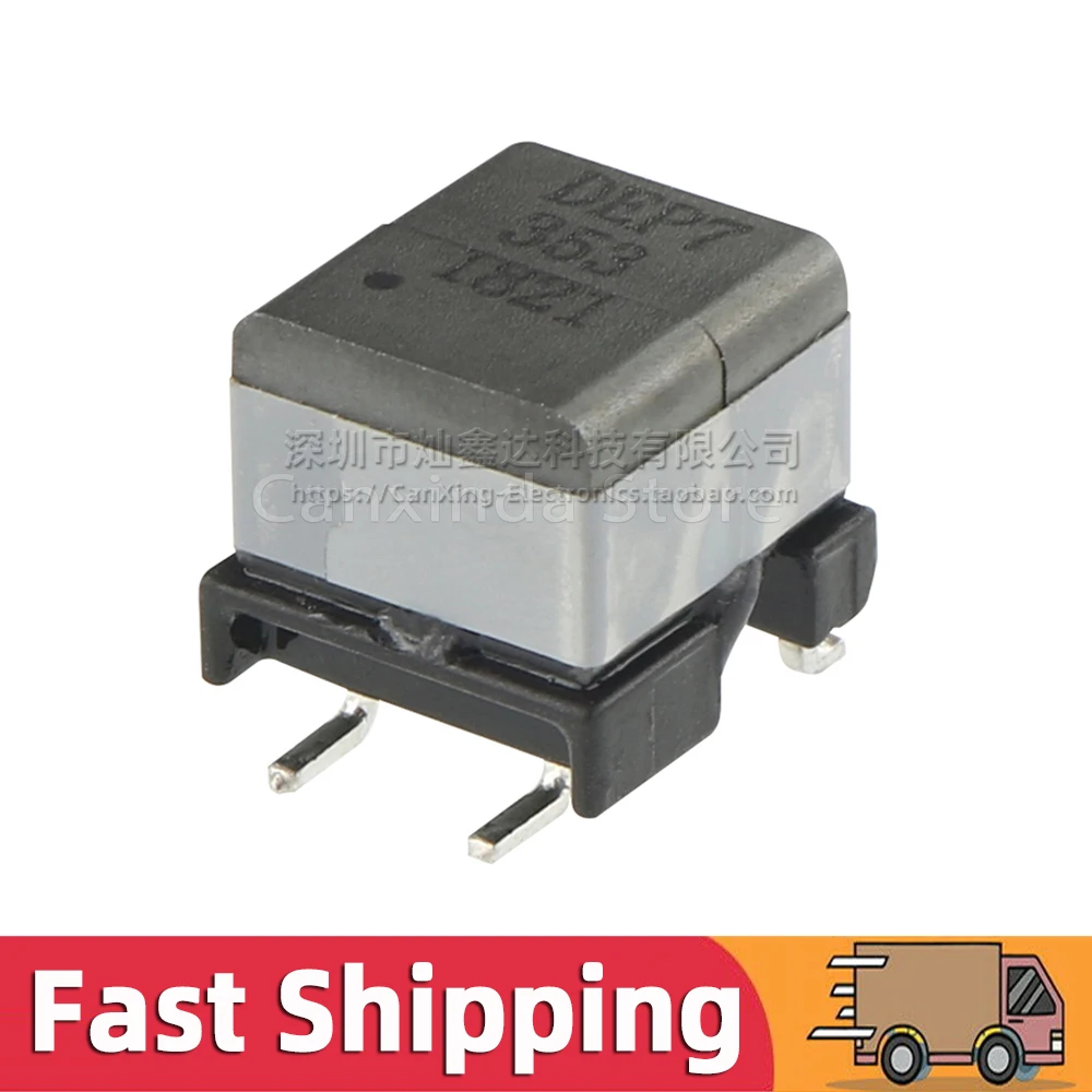 

5PCS DEP7-353 SMD SMT Current Sense Transformer Precision 20A High Current sensor Turns Ratio 1:100 Inductance 7mH EP7 Core