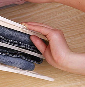 Wardrobe Organizer Rack for Folded Clothes; Stacking Board for T-Shirts and Pants with Layers for Home Use