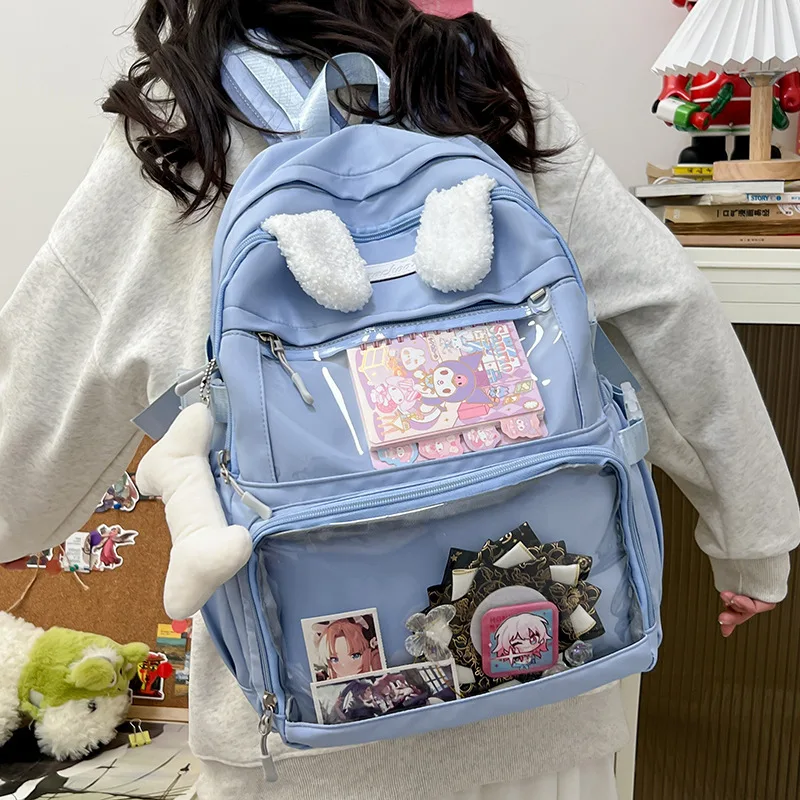Nuovo 2024 Kawaii zaino donna Itabag per bambole tasche trasparenti Lolita JK Ita zaino donna zaini Mochilas Para Mujer