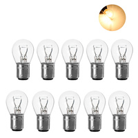 10Pcs Car Side Position Break Auto Stop Brake Bulb Indicator Lamp 1157 BA15D 21W DC12V Fog Reversing Light Halogen Lamp Bulbs