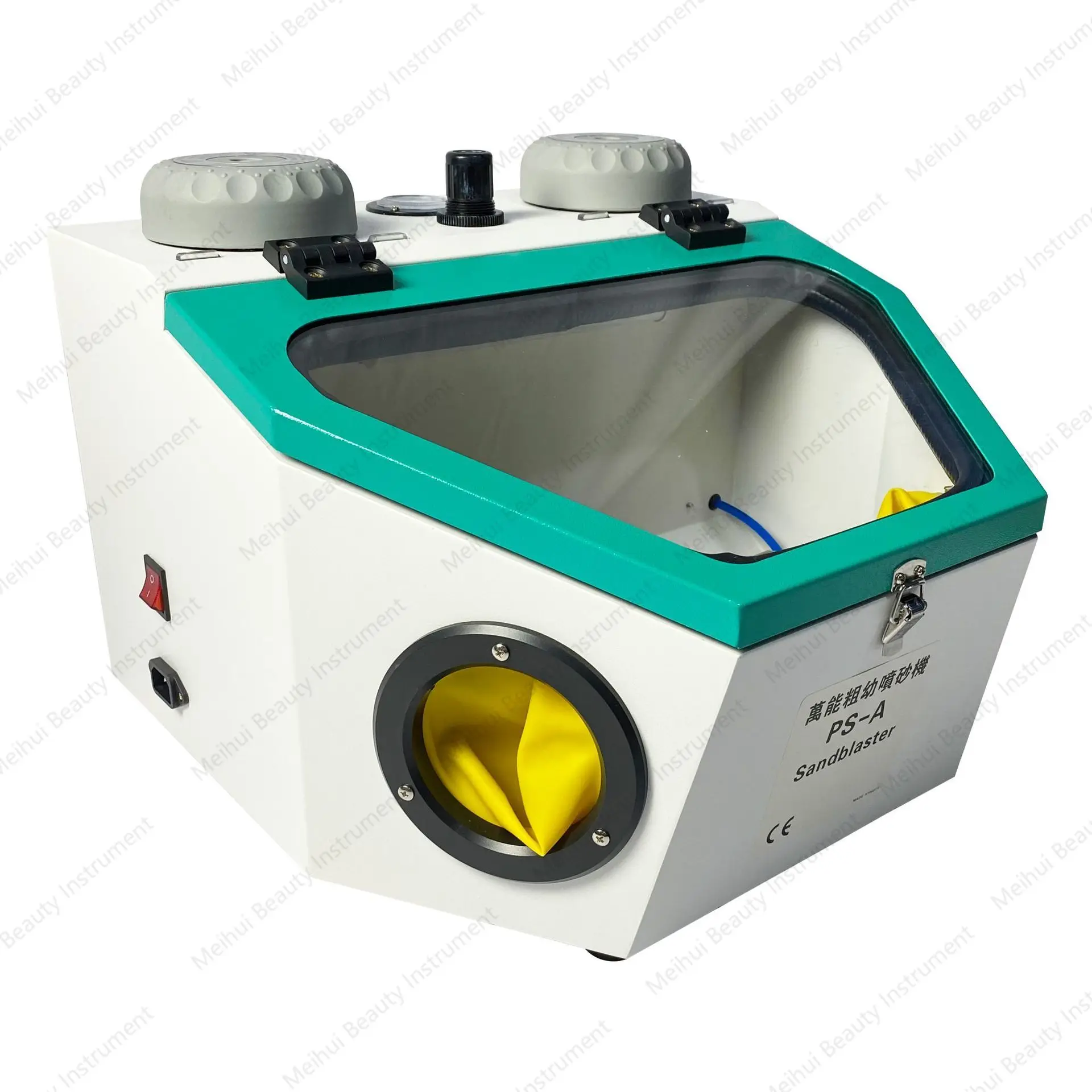 Coarse and Fine Pen Type Dual Pen Dry Sandblasting Machine Sprays Matte Mist Effect on Gold, Silver, and Copper Jewelry