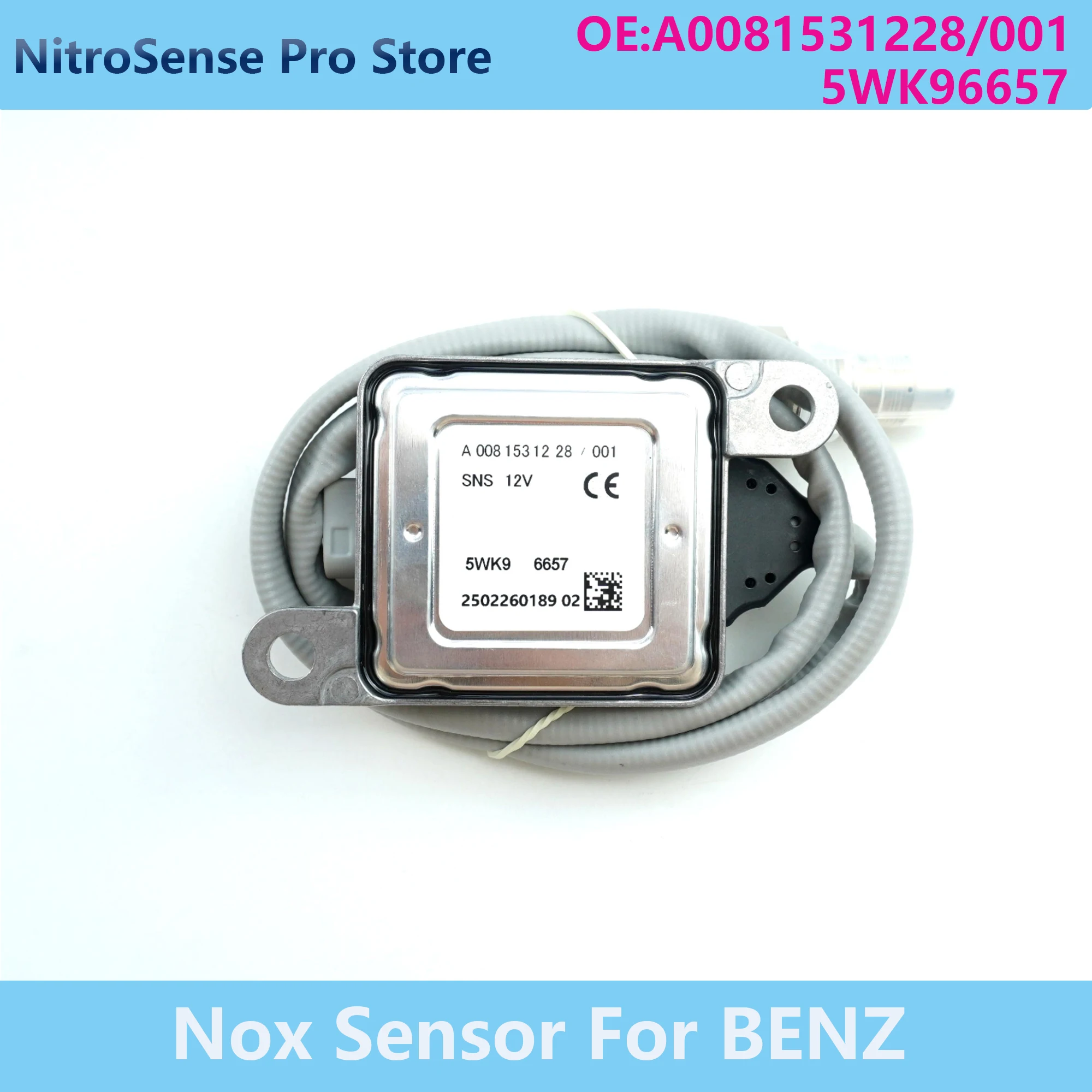 

Датчик оксидов азота (NOx) A0081531228 5WK96657 5WK9 6657, новый, для Mercedes-Benz, аксессуары