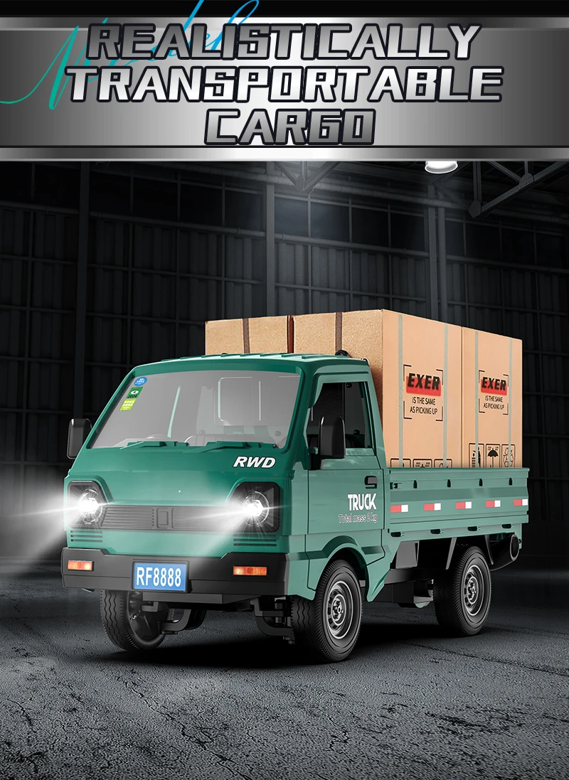 ZWN 1:16/1:18 RC AUTO Simulation Drift Klettern Lkw Led Licht Kleine Fracht Fernbedienung Elektrische Spielzeug Modell für Kinder Geschenke – Detail 24