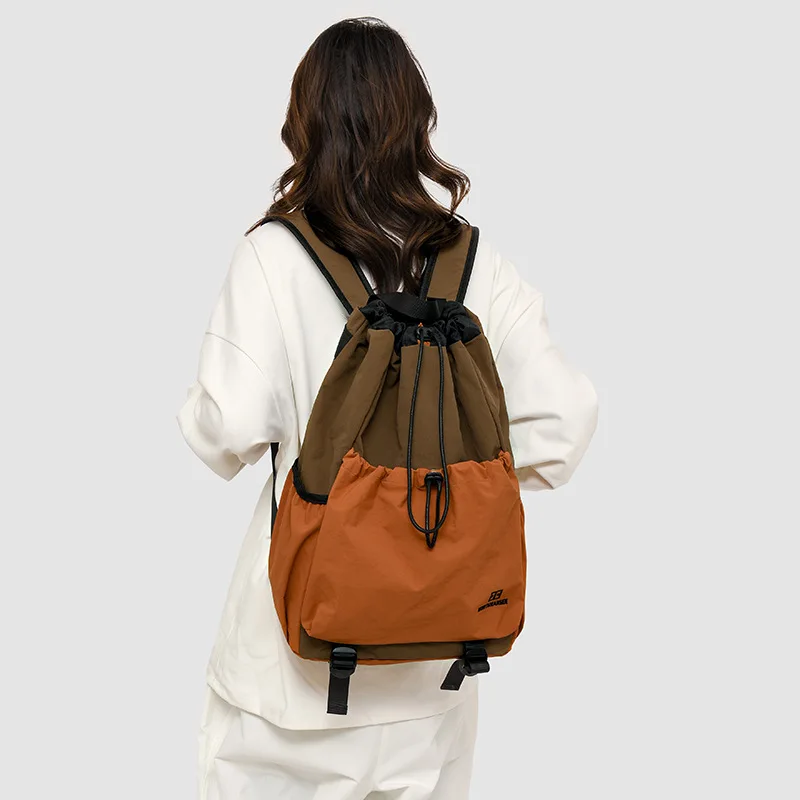 Outdoor camping, leisure backpack, rope rope, travel, mountain climbing, light sports and fitness backpack for men and women