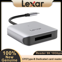 Original Lexar 510U CFexpress Type B Card Reader Memory Card Reader CFE Card Reader USB 3.2 Gen 2 Type C Interface 8K 10Gbps