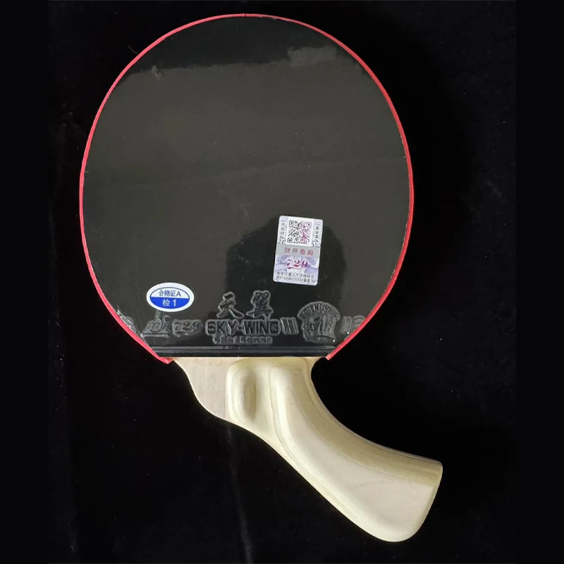 Peng Daoxiu Table Tennis Racket Blade with 729 Rubber 5-Ply Pure Wood Professional Assembled DIY Pingpong Racket Bottom Plate