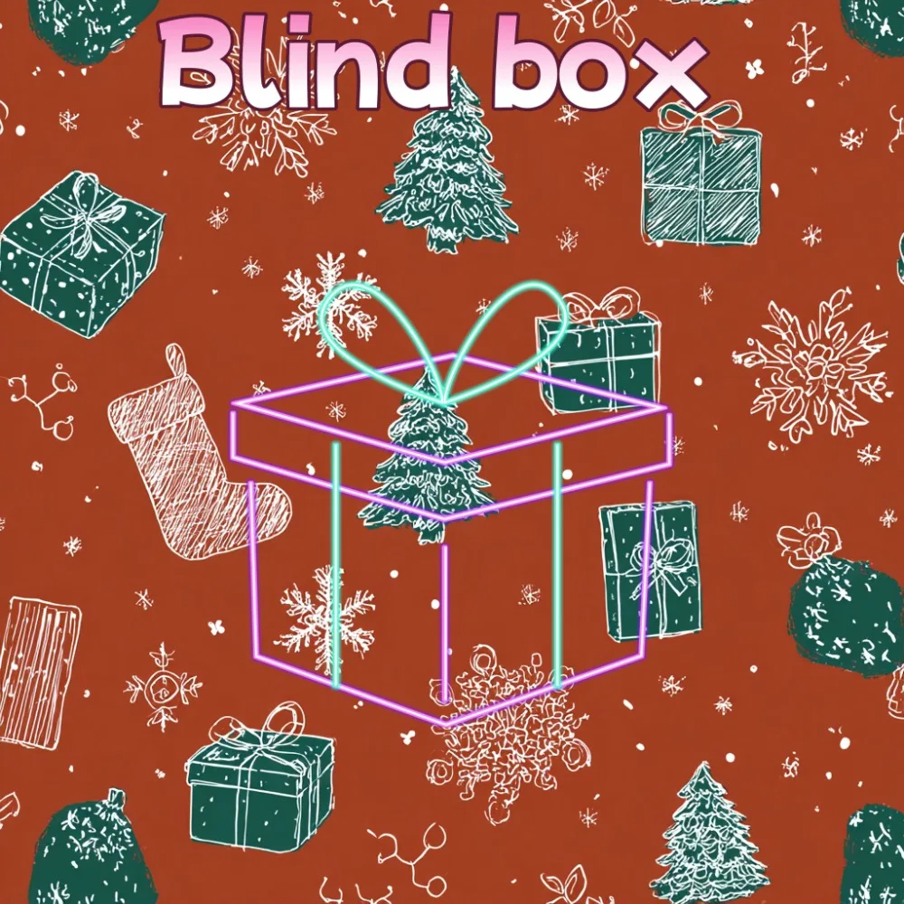 

2025 New Hot Festival Blind Box Cute Anime Figure Keychain Charm Surprise Toy Christmas decoration