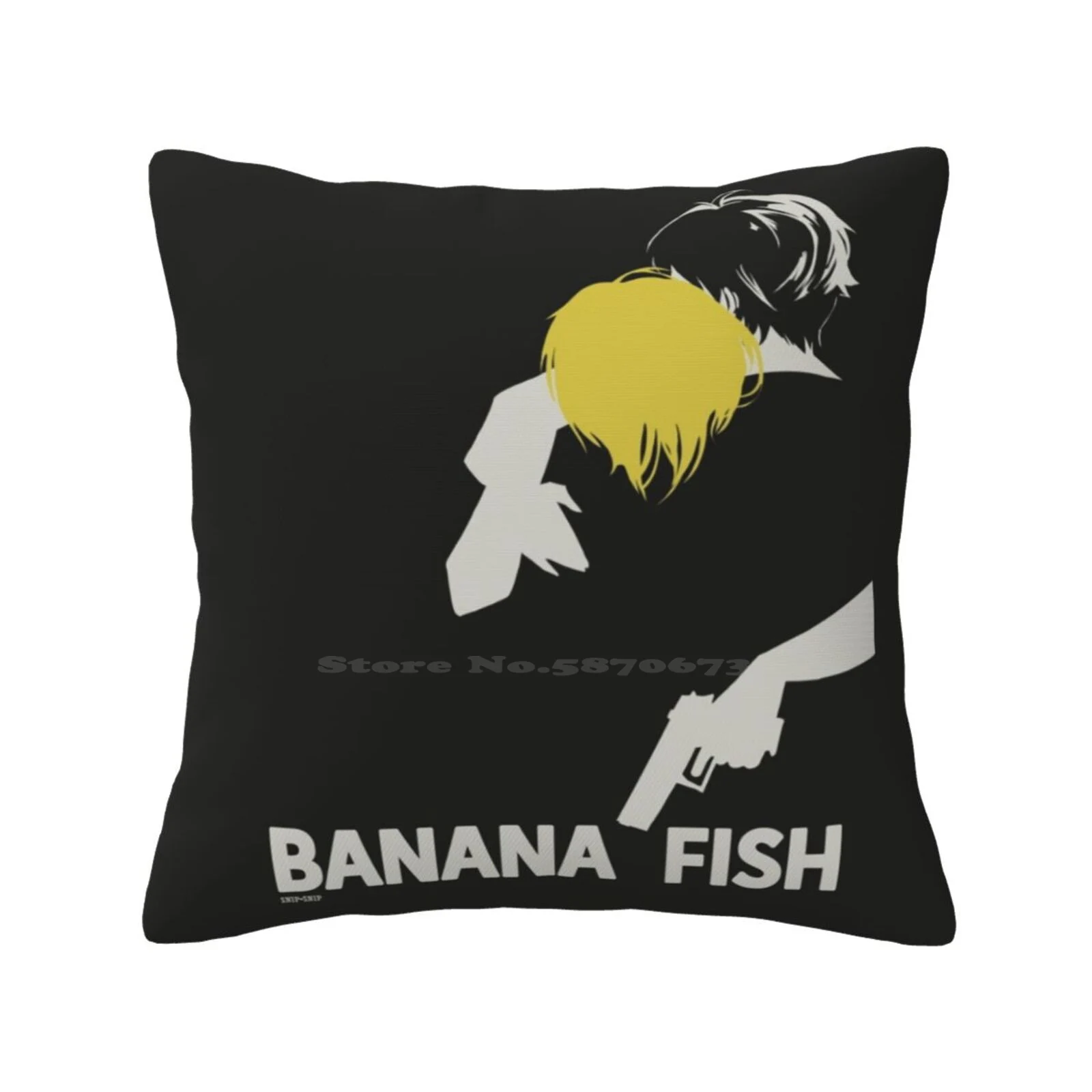 Sa-Yo-Na-Ra Throw Cushion Pillow Cover Banana Fish Eiji Okumura Ash Lynx Ny New York Anime Manga Urban Otp Yaoi Lgtb