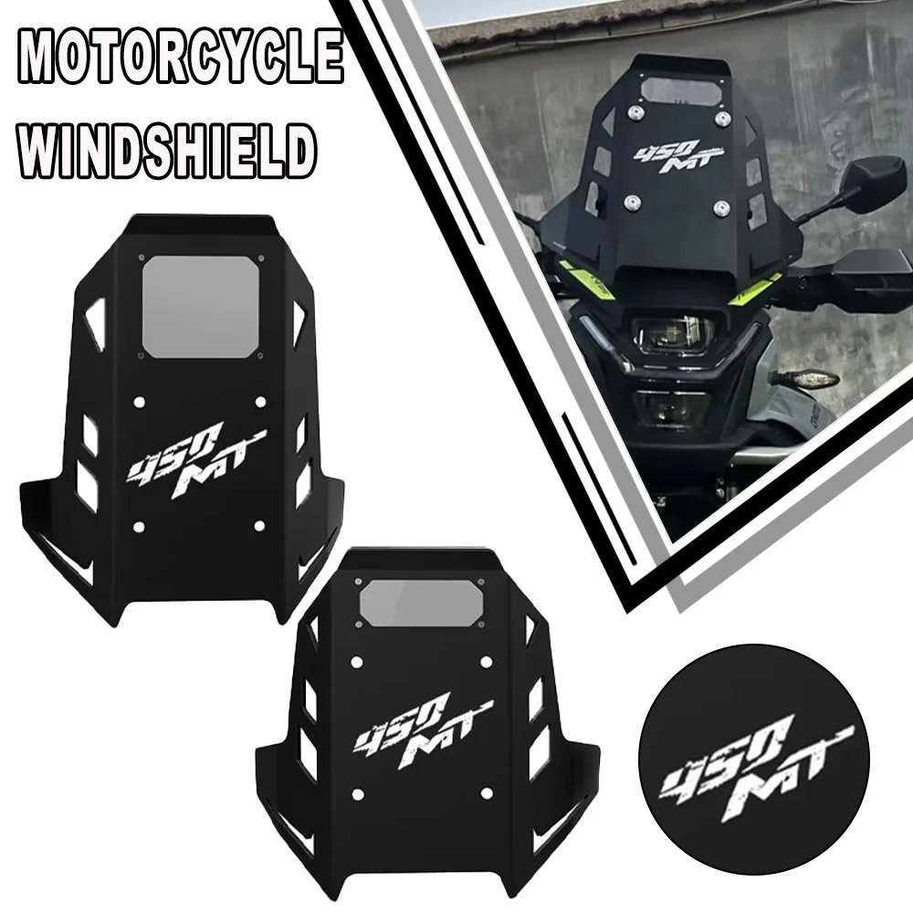 

Motorcycles Front Windshield Windscreen Air Wind Deflector For CFMOTO CF MOTO CF450MT 450MT 2024 2025 450 MT 450mt