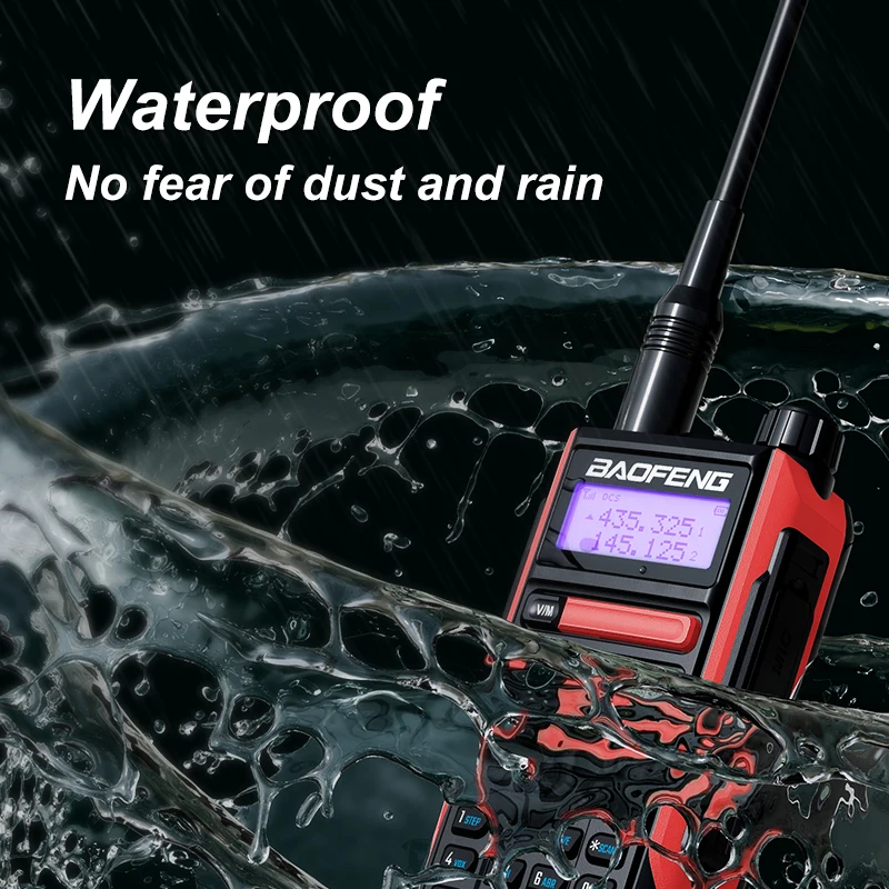 

waterproof Baofeng Walkie Talkie UV-16 Long Range Powerful 10W Handheld HF Transceiver Dual Band VHF UHF 2 Way Ham Radio