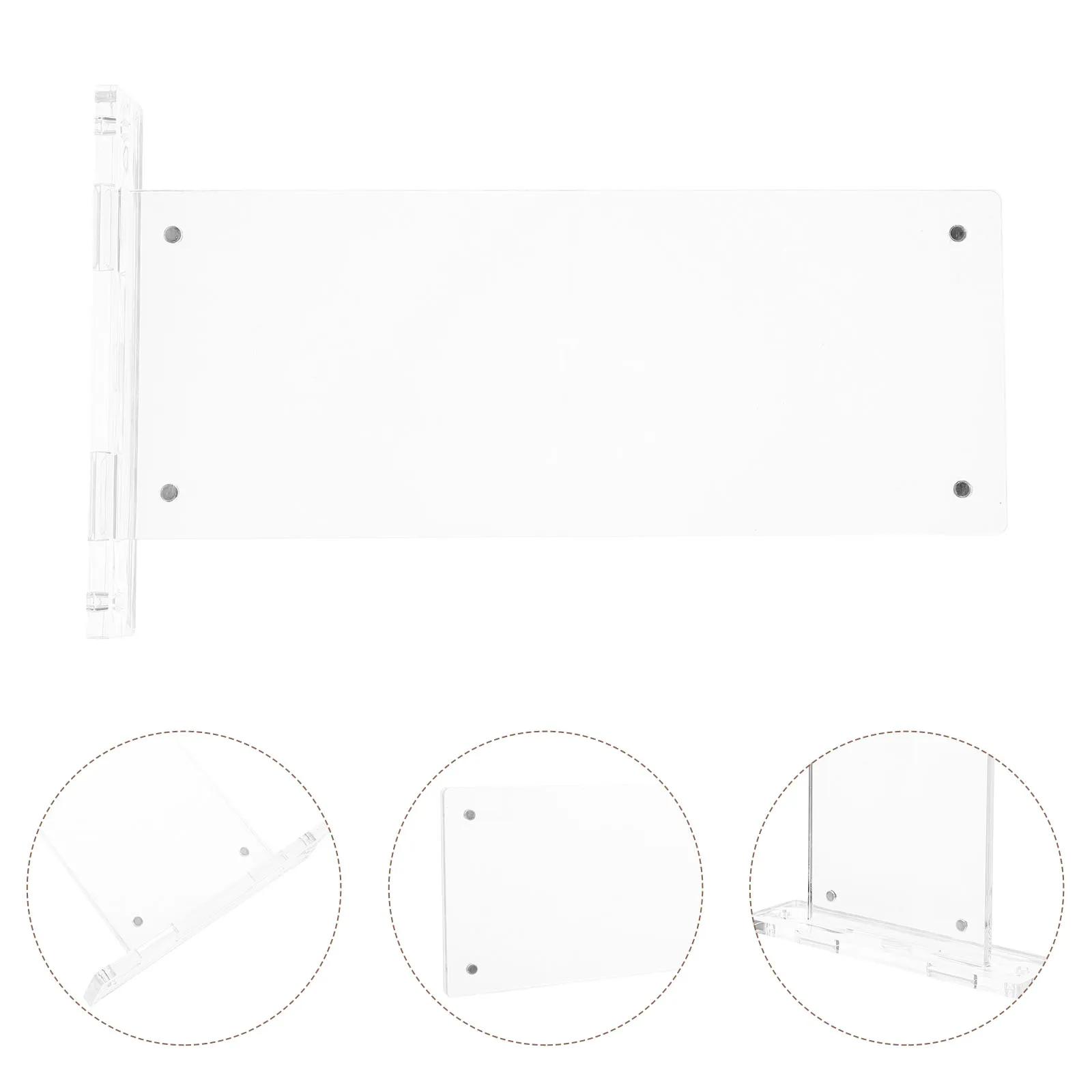 

Acrylic Door Replaceable Card Double Sided Business Name Sign Easy Install Room Number Plate Decor Sign Business Signs