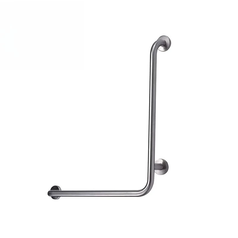 Guardian Hotel Public Toilet Bathroom Safety L-Shaped Handrails for Elderly 304 Stainless Steel Grab Bar