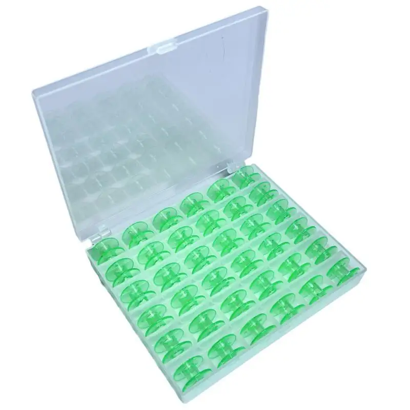 Wound Assorted Threads Great For Home Sewing DIY Projects Sewing Machine Bobbins Set With Colorful Clear Case Pre