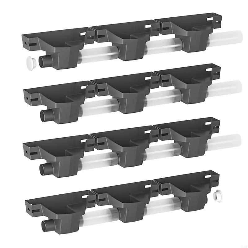 Outdoor Resin Plastic Vertical Planter Set with Removable Parts for Cleaning 55KF