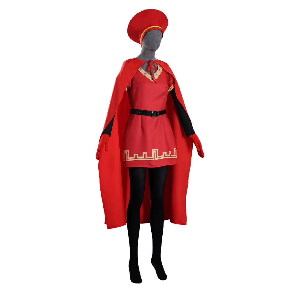 Fancy Dress Farquaad Cosplay For Women Clothing Hat Cloak Cartoon Monster Costume Adult Woman Roleplay Fantasia Party Outfits