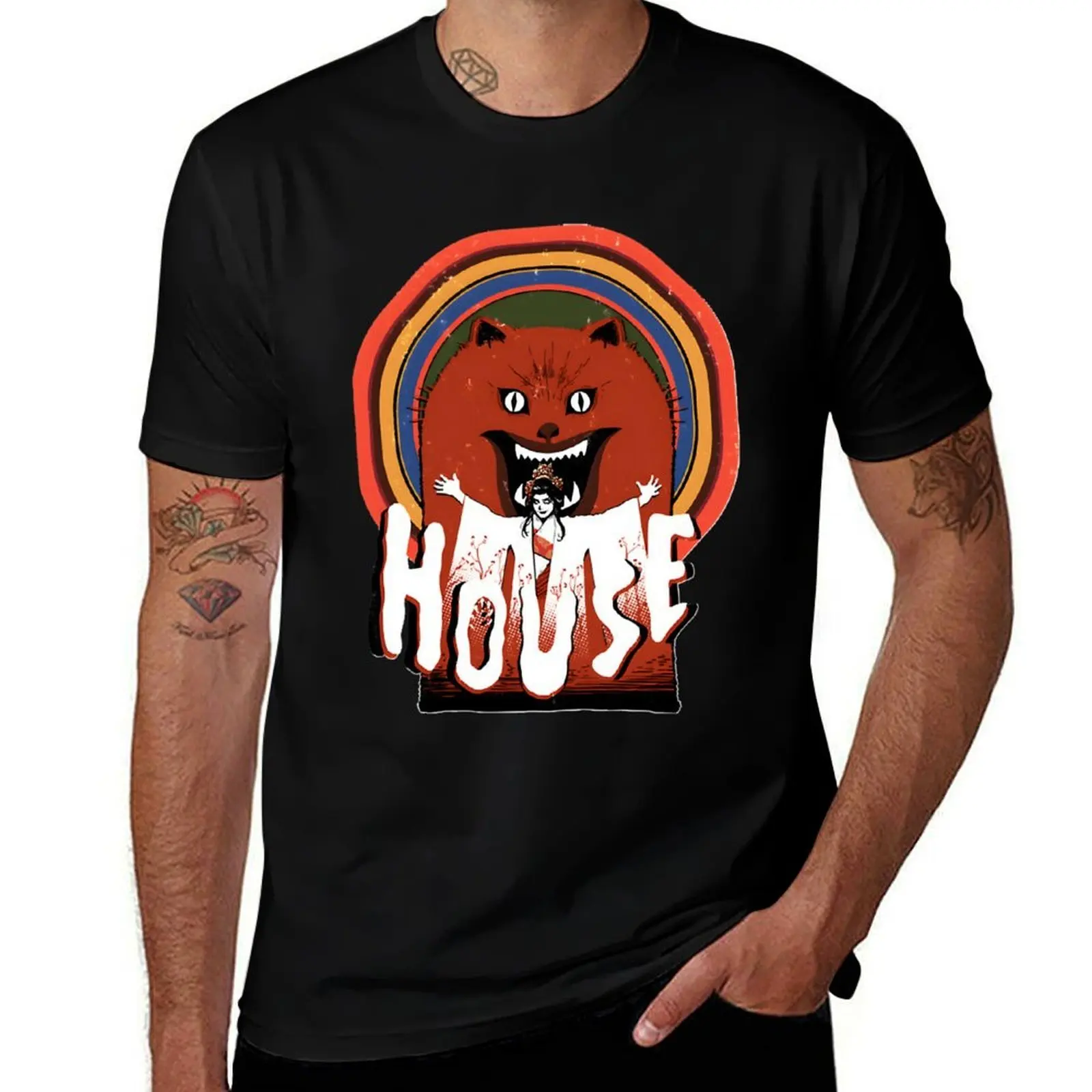 

horror Hausu House 1977\t T-Shirt t shirts cotton 100% man tshirt man t shirt graphic T-Shirt