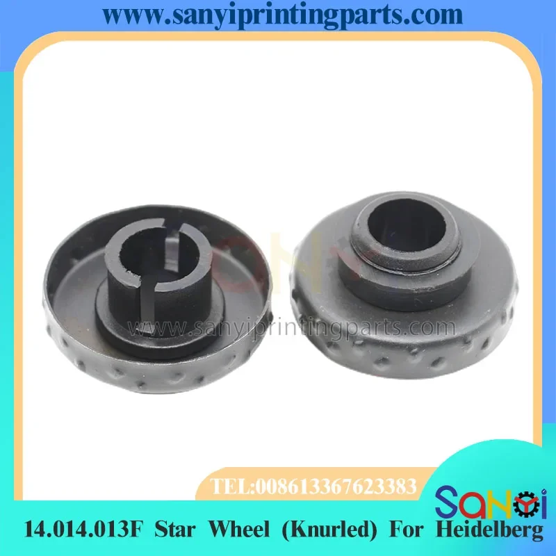 Rueda de estrella 14.014.013F (Knurled) de la mejor calidad, polea de 30x10x18mm para piezas de máquina de impresión Heidelberg PM74 SM102 KORD MO