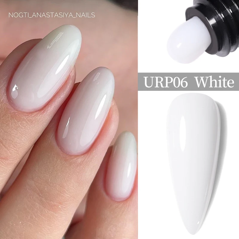 UR SUGAR 15ml White Clear Quick Extension Gel Acrylic Fast Building Hard Gel Semi-Permanent Soak-Off UV LED Construct Manicure