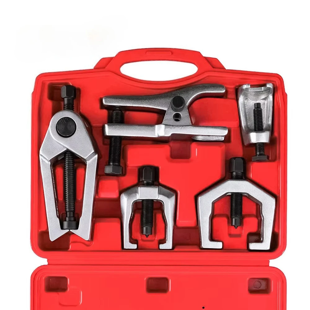 

Automotives Tools 5-in-1 Ball Separator Pitman Arm Puller Removal Kit Tie Rod End Tool Set for Fronts End Services