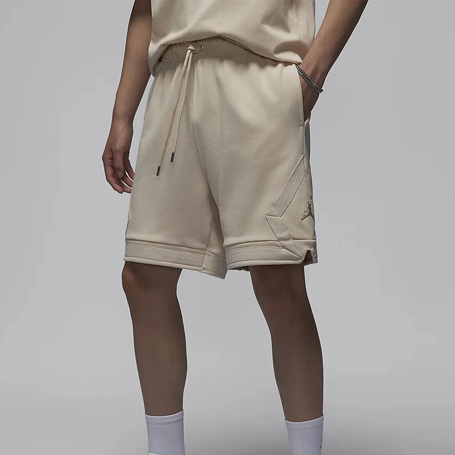 nike-official-genuine-jordan-men's-lace-up-knit-loose-sport-shorts-dq7473-203