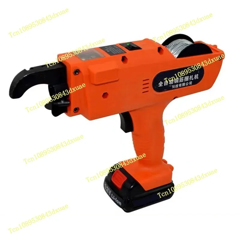 Rebar Tier Binding Machine 12V 3000mAh Automatic Rebar Tying Machine Cordless Wire Lithium Battery New